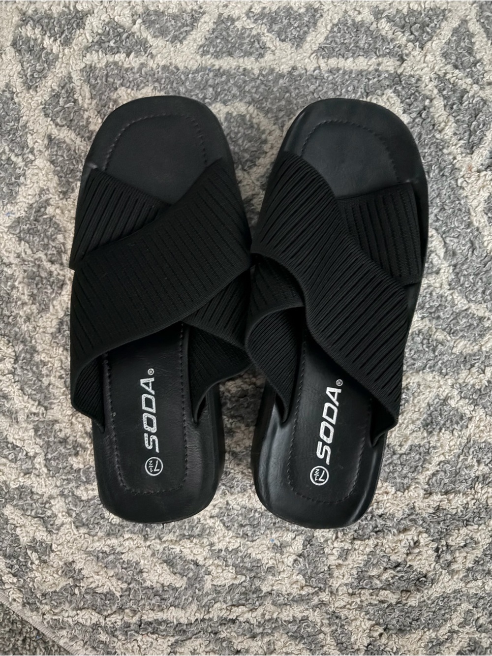 Black sandals
